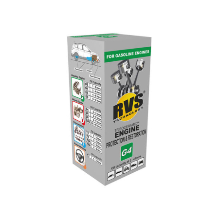 RVS G4 bensiinimoottorin suojaus- ja kunnostusaine (2-4 litran öljytilavuus) G4