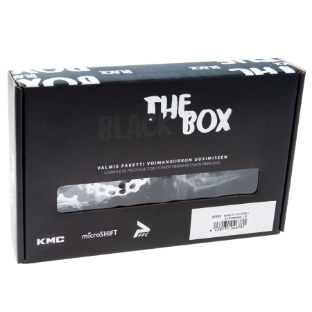 BLACKBOX 10-V:: KMC X10 KETJU + CS-H100 KASETTIPAKKA, 11-36 67703